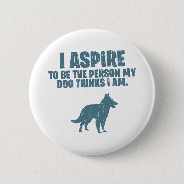 Bóton Redondo 5.08cm Belga Groenendael (Frente)