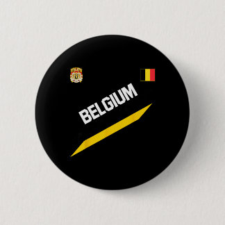Bóton Redondo 5.08cm Belgian Football Soccer Ball Travel Jersey Allez L