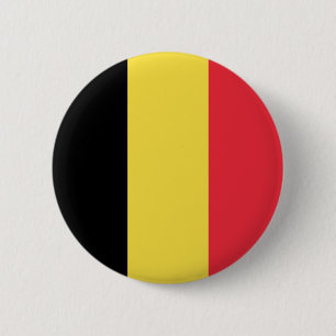 Bóton Redondo 5.08cm Bélgica - Bandeira Nacional Belga