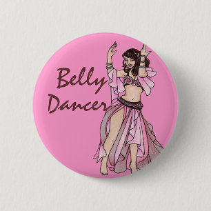 Bóton Redondo 5.08cm Belly Dancer Habibi