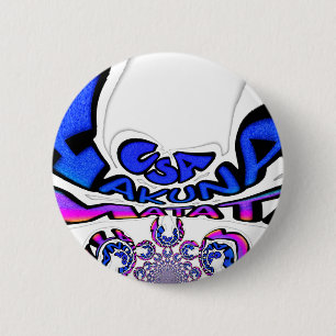 Bóton Redondo 5.08cm Belo e impressionante texto divertido dos EUA, pad