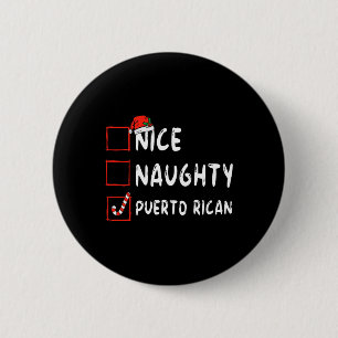 Bóton Redondo 5.08cm Belo porto-riquenho Natal Porto Rico Ele