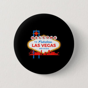 Bóton Redondo 5.08cm Bem-vindo ao Fabuloso Sinal de Las Vegas Nevada Ic