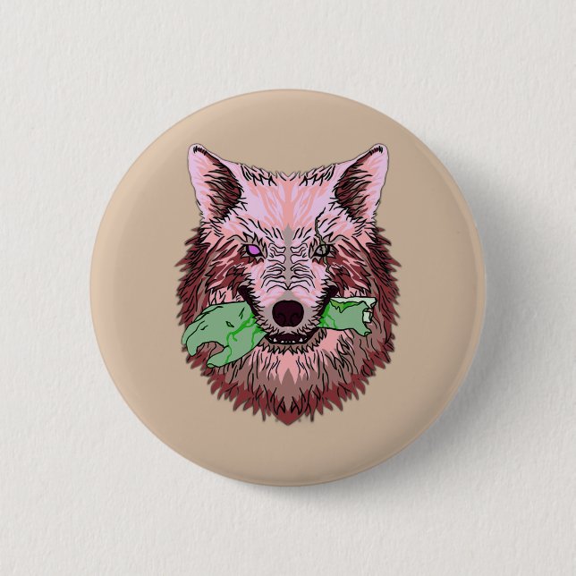 Bóton Redondo 5.08cm bem-vindos ao pesadelo (Frente)