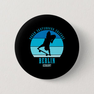 Bóton Redondo 5.08cm Berlin Alemanha Skatista Urna Skate 5