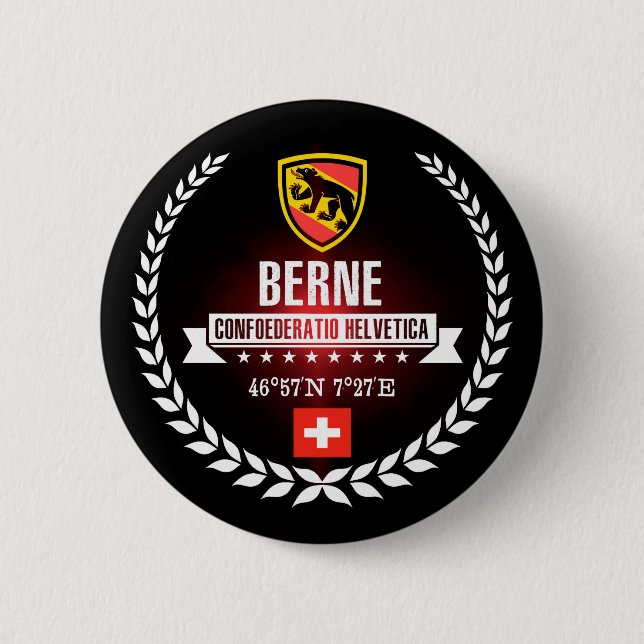 Bóton Redondo 5.08cm Bern (Frente)
