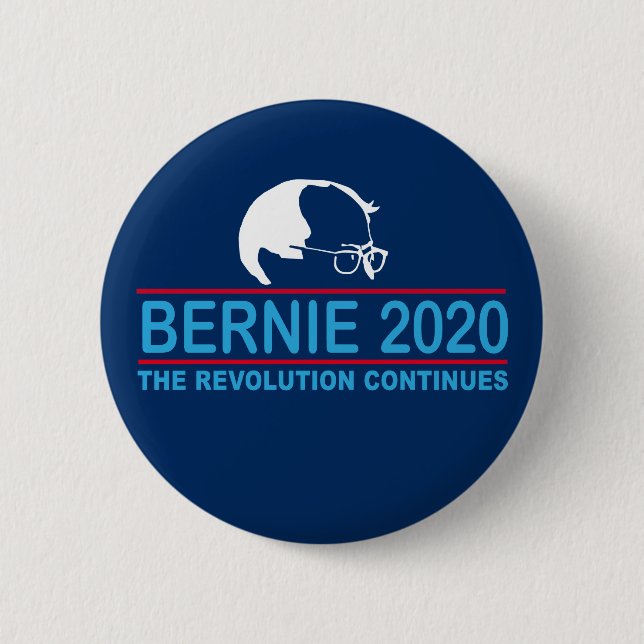 Bóton Redondo 5.08cm Bernie 2020 (Frente)