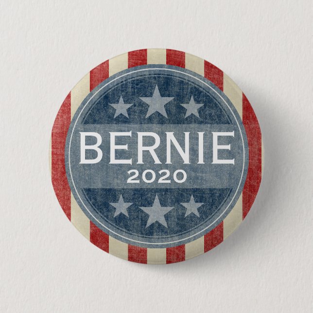 Bóton Redondo 5.08cm Bernie Sanders 202 - ANO DE MUDANÇA (Frente)