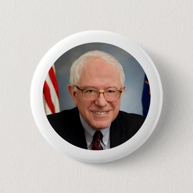 Bóton Redondo 5.08cm bernie sanders presidente (Frente)