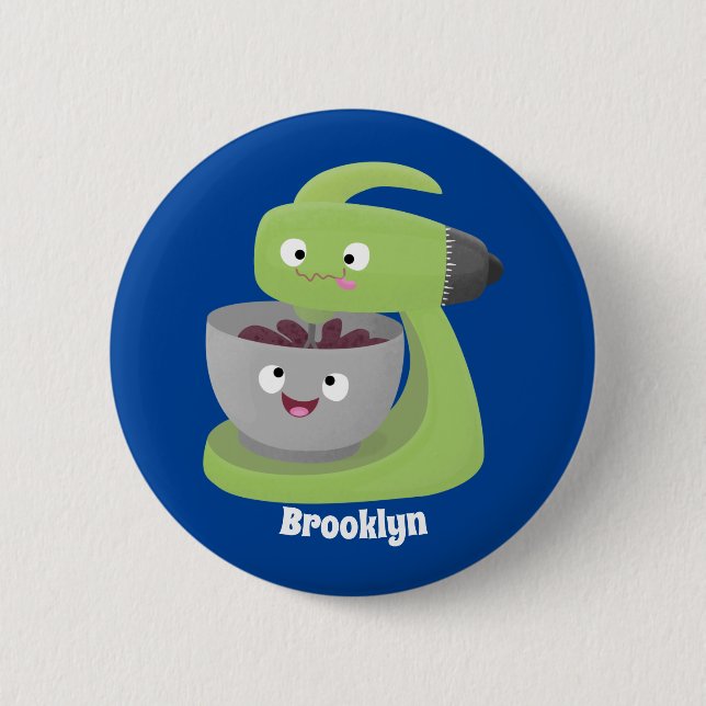 Bóton Redondo 5.08cm Bicho de cozinha de bico (Frente)