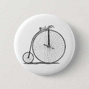 Bóton Redondo 5.08cm Bicicleta de Pedra Vitoriana