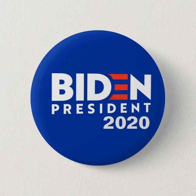 Bóton Redondo 5.08cm Biden 2020 (Frente)