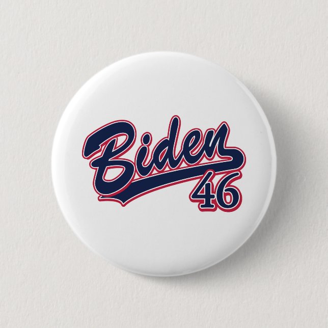 Bóton Redondo 5.08cm Biden-46 (Frente)