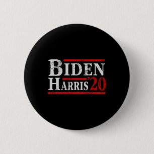 Bóton Redondo 5.08cm Biden Kamala Harris 2020 Eleição Democrata Liberal