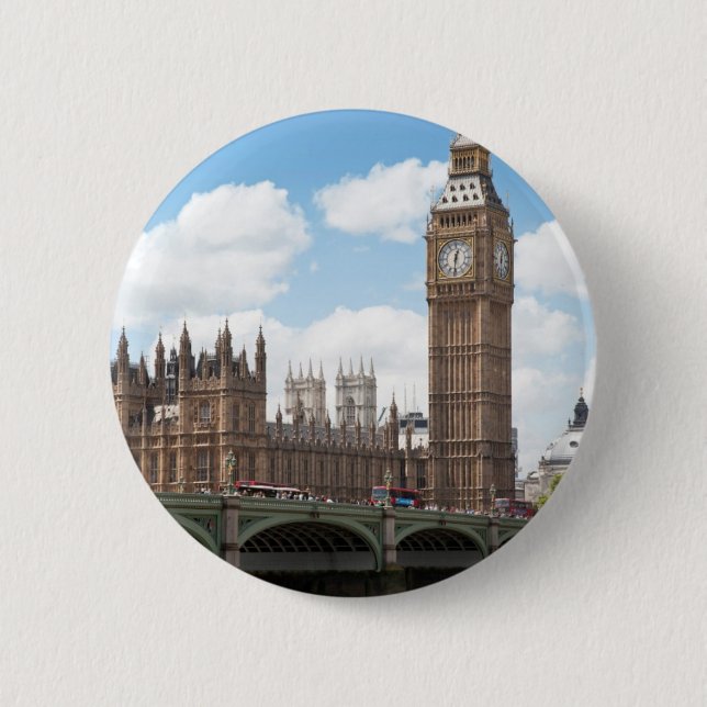 Bóton Redondo 5.08cm Big Ben (Frente)