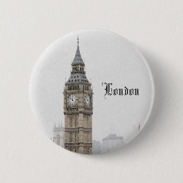 Bóton Redondo 5.08cm Big Ben Londres (Aquarela)
