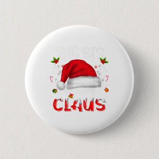Bóton Redondo 5.08cm Big Sis Claus Família de Papais noeis de Natal Cor