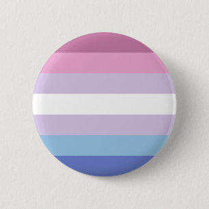 Bóton Redondo 5.08cm Bigender Pride Flag Keramik