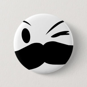 Bóton Redondo 5.08cm bigode