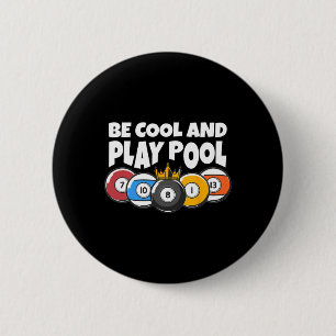 Bóton Redondo 5.08cm Bilhares Ou Billard Sejam Legal Brincando Piscina