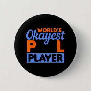 Bóton Redondo 5.08cm Billiards Worlds Okayest Piscina Player 8 Ll 1