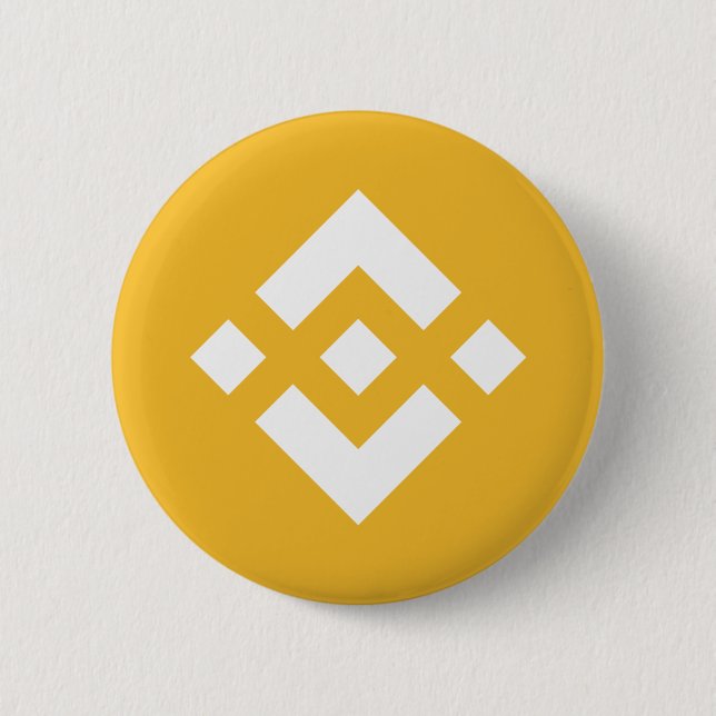 Bóton Redondo 5.08cm Binance BNB (Frente)