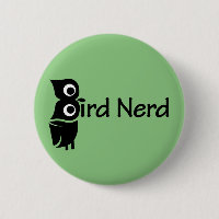 Bird Nerd Owl Green
