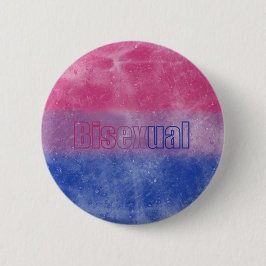 Bóton Redondo 5.08cm Bisexual pride flag badge