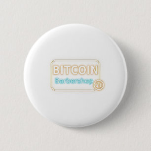 Bóton Redondo 5.08cm Bitcoin Barbershop Merchandise