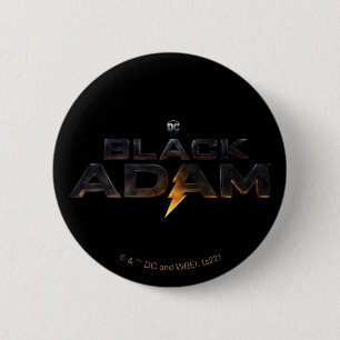 Bóton Redondo 5.08cm Black Adam Theatrical Logo
