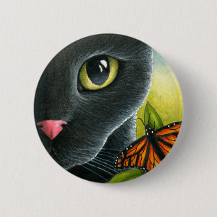 Bóton Redondo 5.08cm Black Cat 555