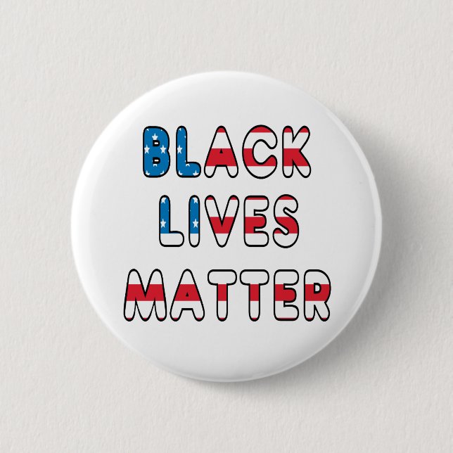Bóton Redondo 5.08cm Black Lives é importante BLM (Frente)