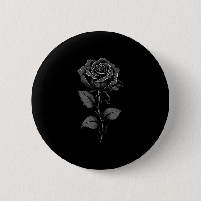 Bóton Redondo 5.08cm Black Rose Graphic Premium Tri-blend  (Frente)