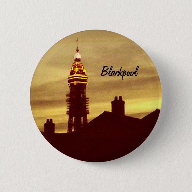 Bóton Redondo 5.08cm Blackpool (Frente)