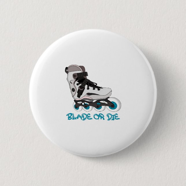 Bóton Redondo 5.08cm Blade ou Die (Frente)