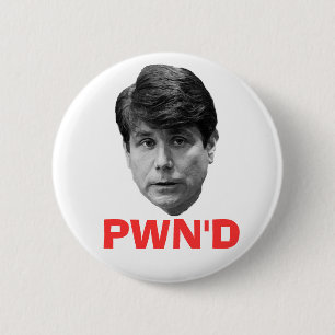Bóton Redondo 5.08cm Blagojevich: PWN'D