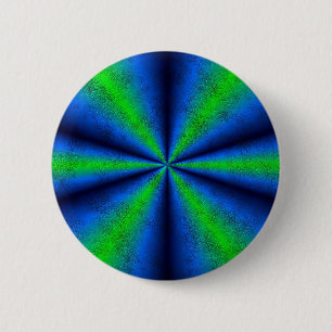 Bóton Redondo 5.08cm blau grün Regenbogen em Elefantenhaut leder Optik