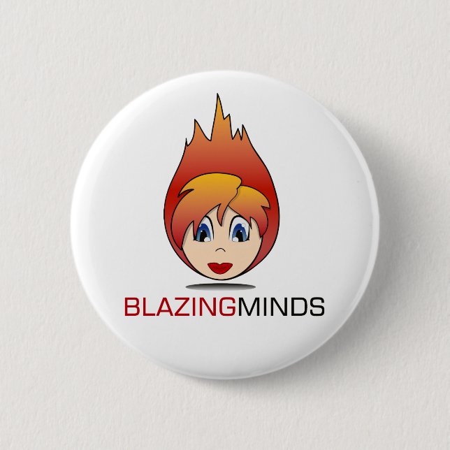 Bóton Redondo 5.08cm Blazing Badges! (Frente)