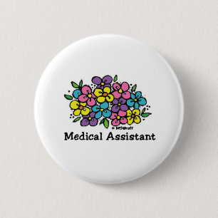 Bóton Redondo 5.08cm Blogues do Assistente Médico