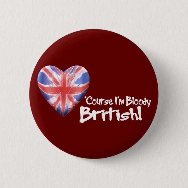 Bóton Redondo 5.08cm Bloody Ingleses (Frente)