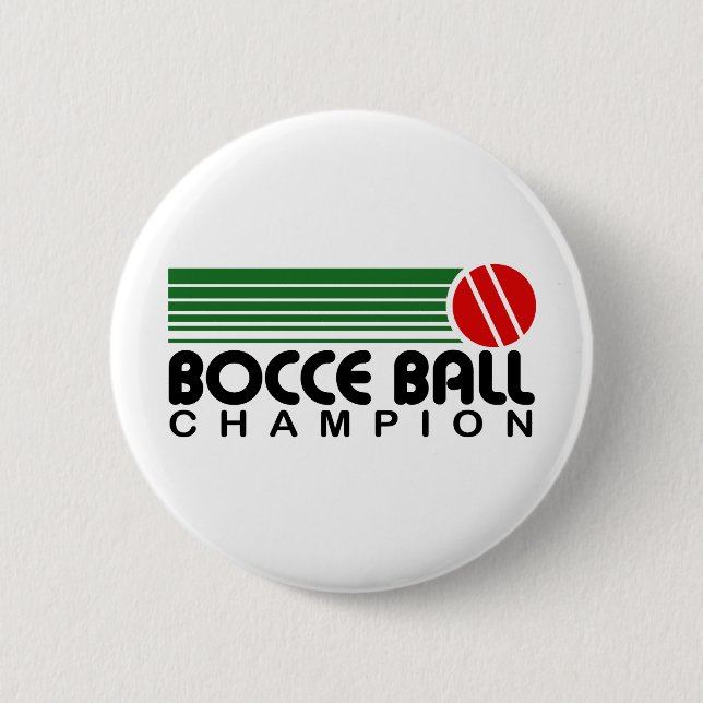 Bóton Redondo 5.08cm Bocce Ball Champion (Frente)