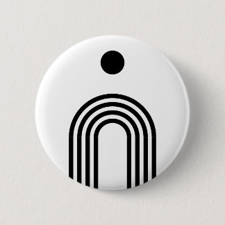 Bóton Redondo 5.08cm Boho Celestial Sun