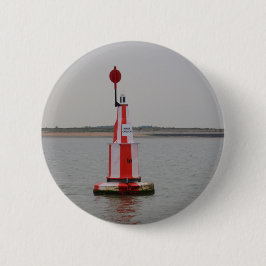 Bóton Redondo 5.08cm Bóia de Canal Seguro Rio Crouch