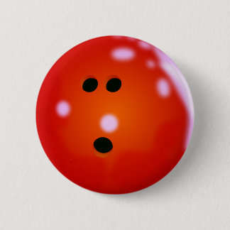 Bóton Redondo 5.08cm bola de boliche (Vermelho)
