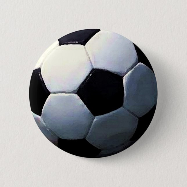Bóton Redondo 5.08cm Bola de futebol (Frente)