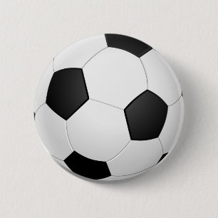 Bóton Redondo 5.08cm Bola de futebol 3D