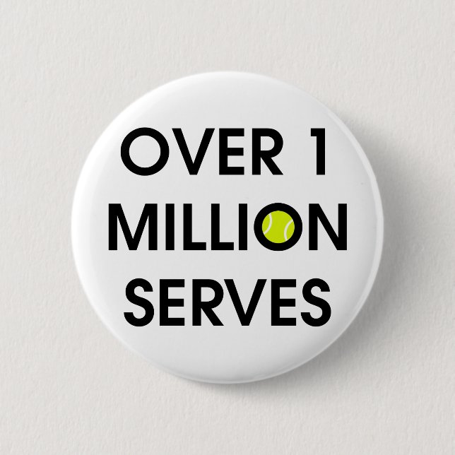 Bóton Redondo 5.08cm Bola de tênis (Frente)