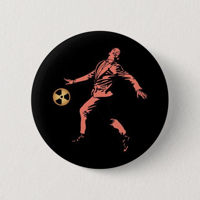 Bóton Redondo 5.08cm Bola do pundonor (Frente)