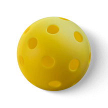 Bolas de Picleball - Botão de Pickleball Amarelo