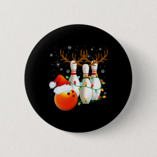 Bóton Redondo 5.08cm Boliche dá Boliche de Natal Santa Hat Christma